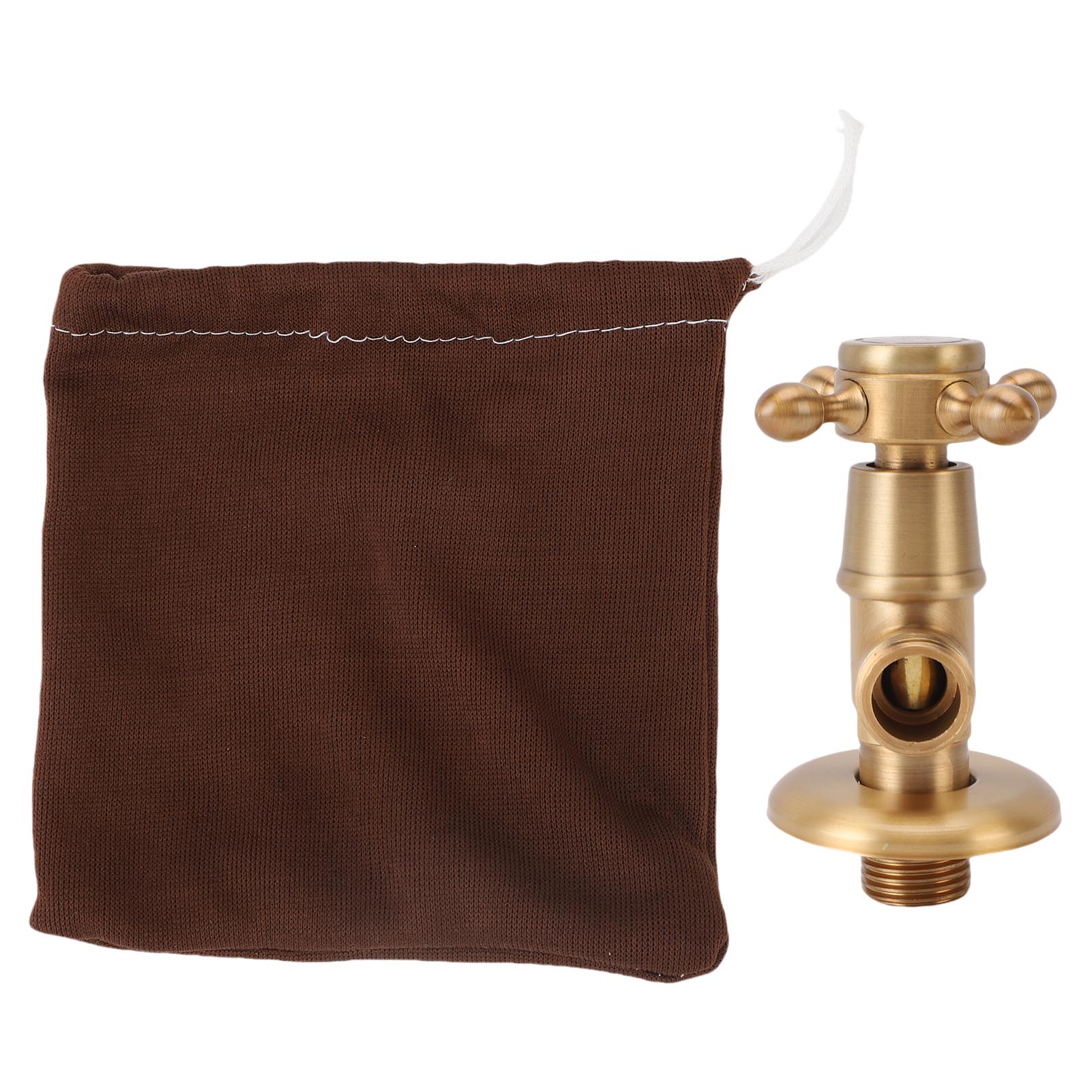 Konnwei G1 2 Angle Stop Valve Explosion Proof Hot And Cold Water Shut Off Valve Thickened Copper Antique