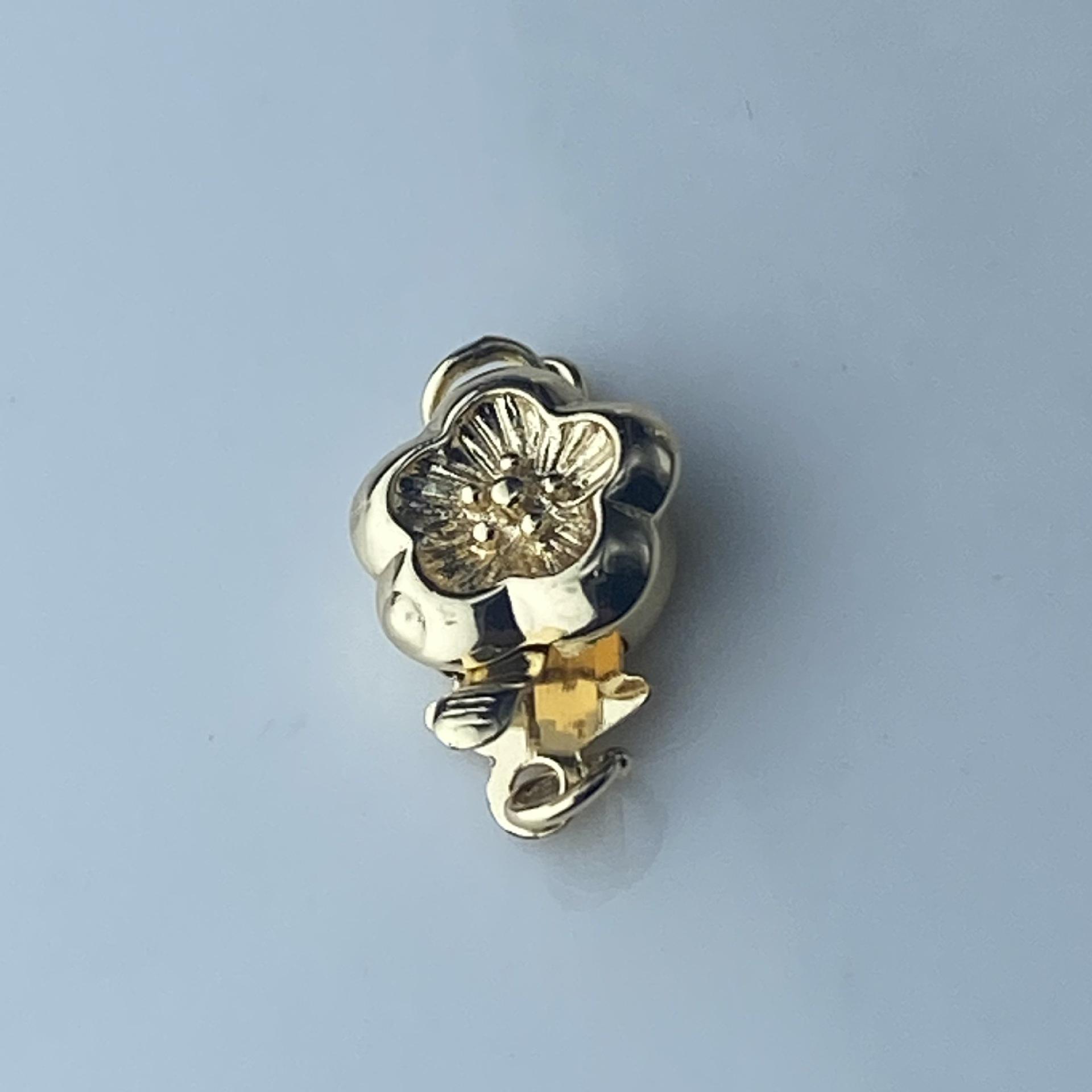 Elegant Plum Blossom Spacer Bead Jewelry Accessories