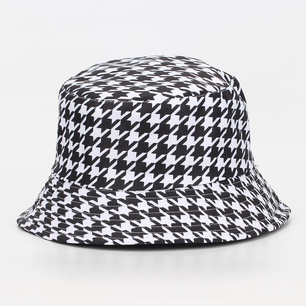 New leopard print fishing hat, casual sun protection cap, unique sun protection bucket hat, fashionable and versatile hat