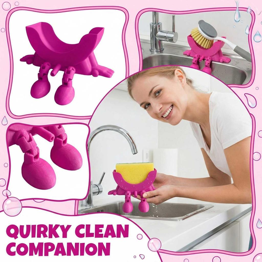 Leende ansiktsdiskmedelshållare, förvaringsställ