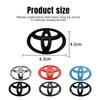 Adesivi Emblema Auto Logo Volante Senza Smontaggio Per Toyota Corolla Camry RAV4 Yaris Vios Hilux Prius CHR Accessori