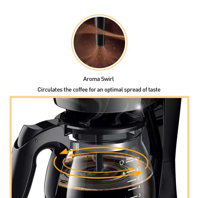 Philips HD7432 Coffee Maker American Coffe Pot Tea Pot Multi-function pot, suitable for making coffee and tea