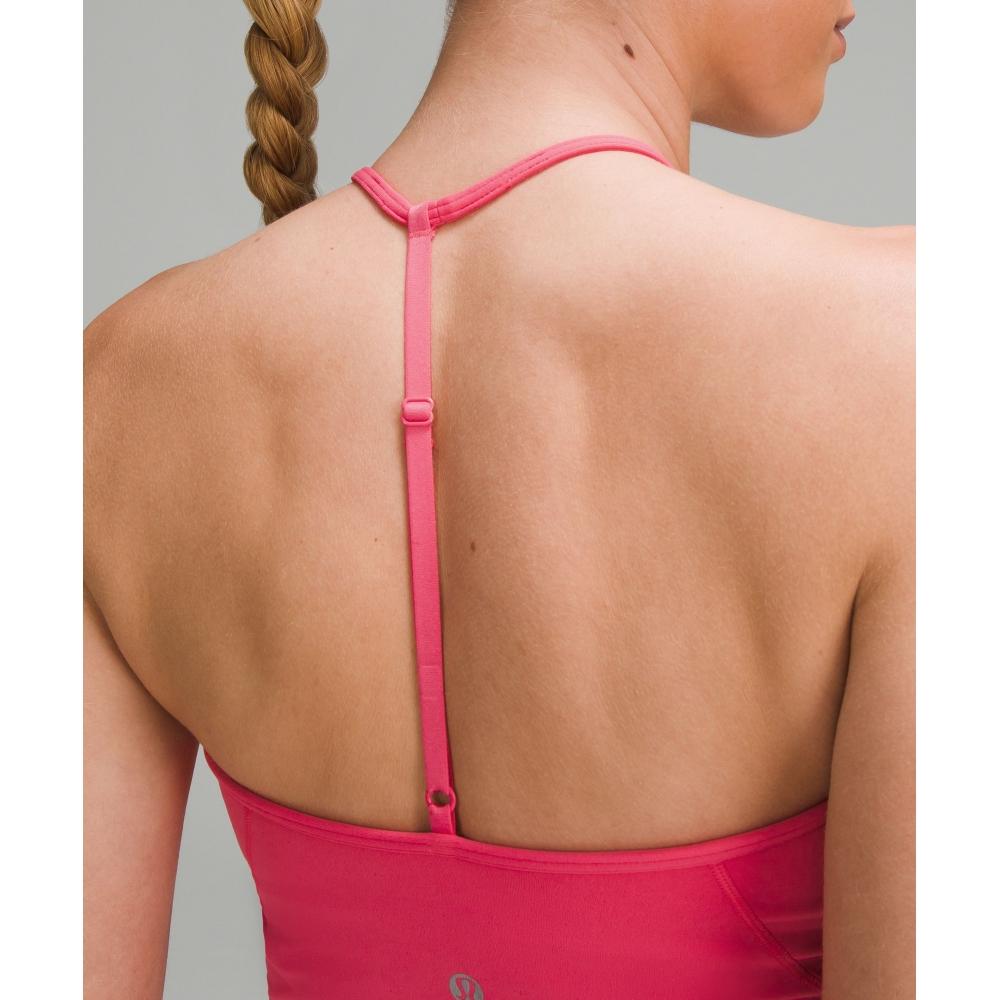 Lululemon Align T sTrAp TAnk Top lighT supporT A B Cup glAze Pink
