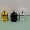 Octagonal Carved Electroplated Essential Oil Roller Bottle - Middle Eastern Style Perfume Sample Bottle