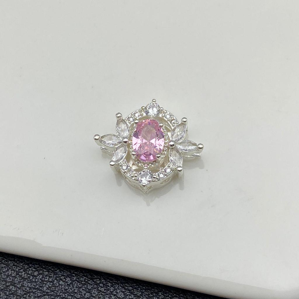 14K Gold Hollow Lace Diamond-Inlaid Spacer Beads for Crystal Bracelets – Chinese Style DIY