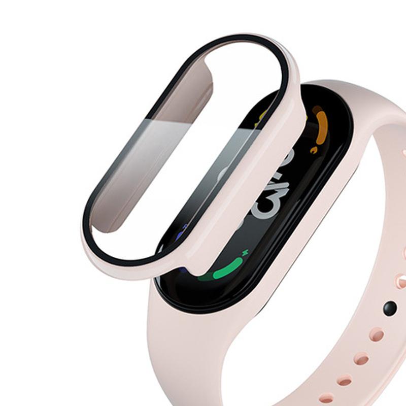 Case cover+glass For Xiaomi Mi Band 9 8 7 6 Accessories Case+Film Full Coverage Protective Cover Miband 7 5 4 3 screen protector