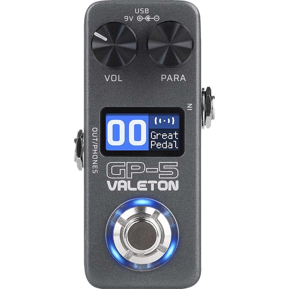 Valeton Processor with IR and NAM Support GP-5 Multi-Effects SnapTone, Loader,