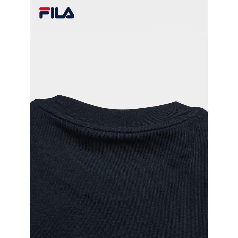 Fila Men's 2026 Spring Relaxed Fit Colorblock Knit Short Sleeve T-Shirt