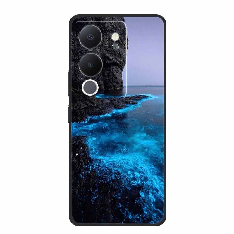 Phone Case For Vivo V30 Lite 5G Back Cover Case Shockproof Black Silicone Soft Funda For Vivo V30 Lite Case V 30 Lite Coque Capa