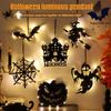 Halloween Pumpkin Lantern Decoration Luminous Hanging Ornaments Bar Background Wall Scene Arrangement Costume Props Atmosphere Hanging Items