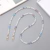 Bag Chain Crossbody Phone Strap Flower Beads Phone Neck Straps Mobile Phone Lanyard  Lanyard Patch