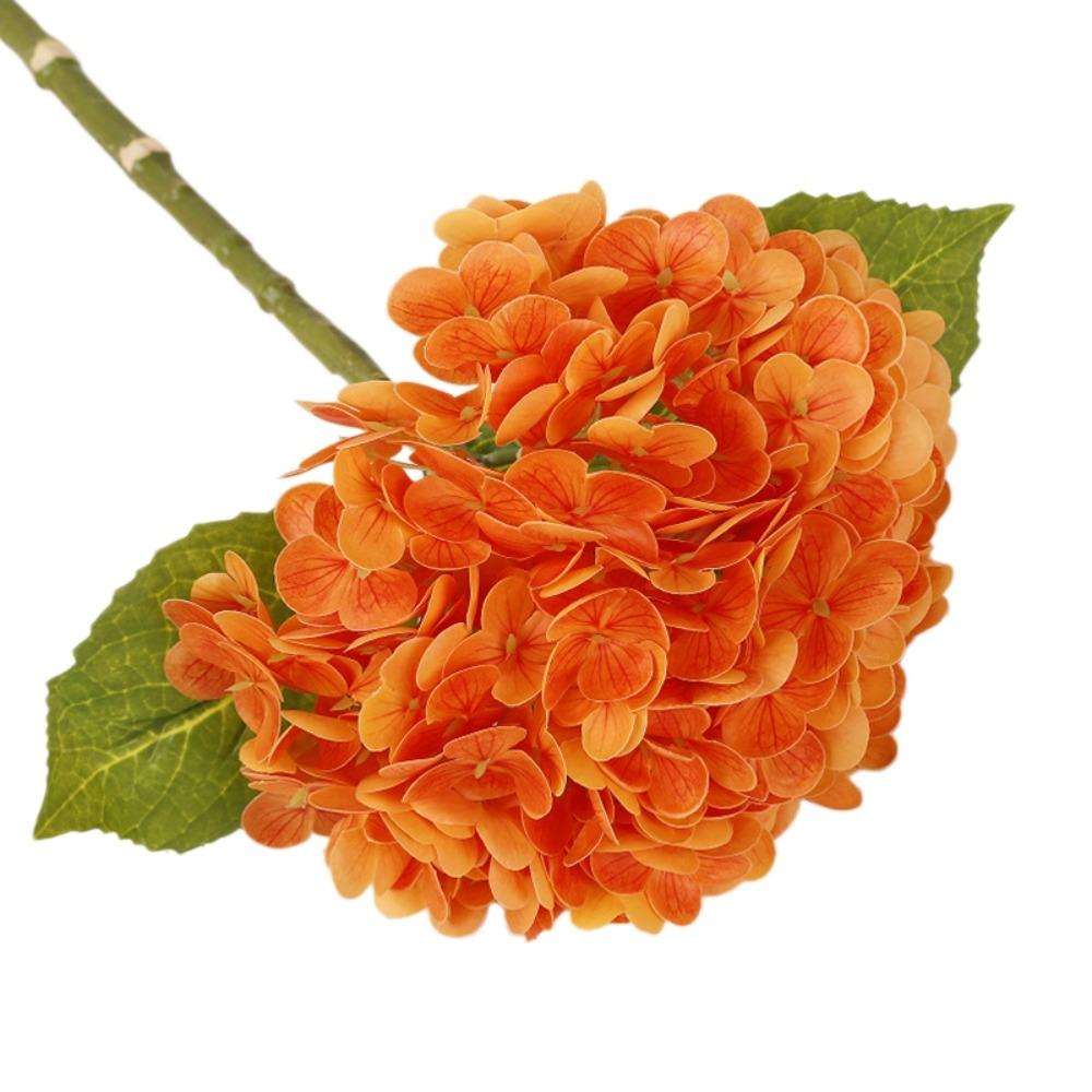 Green Leaf Simulation Colorful Hydrangea Real Touch Fake Flower Home Living Room Decor