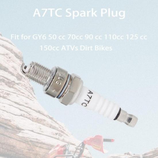 Spark Plug Fit for 50 Cc 70 Cc 90 Cc 110 Cc 125 Cc 150 Cc ATVs Dirt Bikes Go