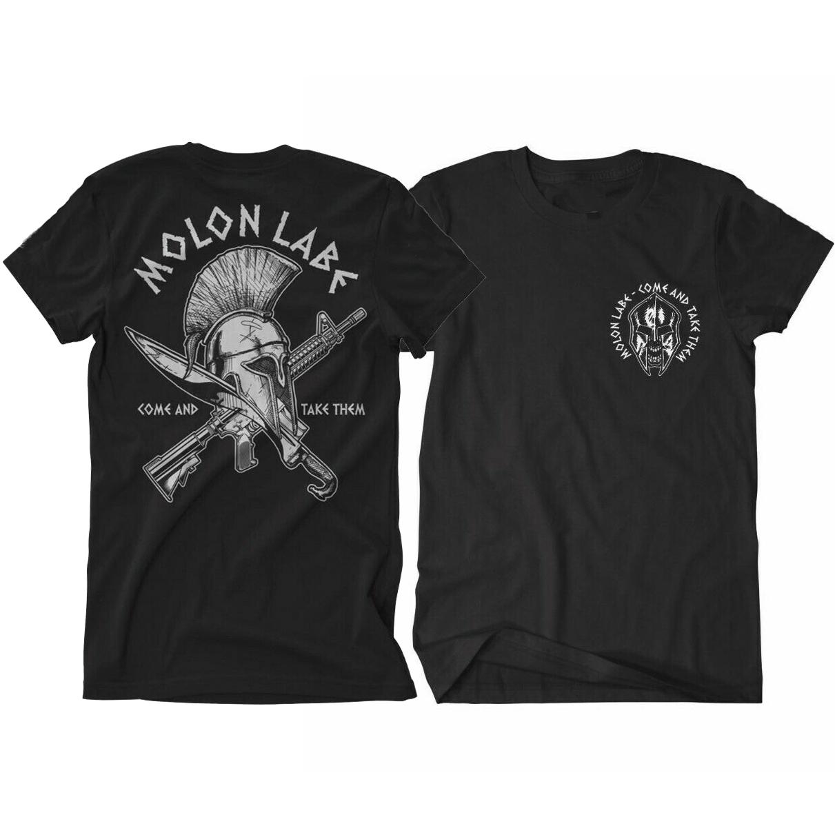 Come and Take Them. Sparta Helmet Morale Gun Molon Labe T-Shirt. Premium Cotton Short Sleeve O-Neck Mens T Shirt New 3XL