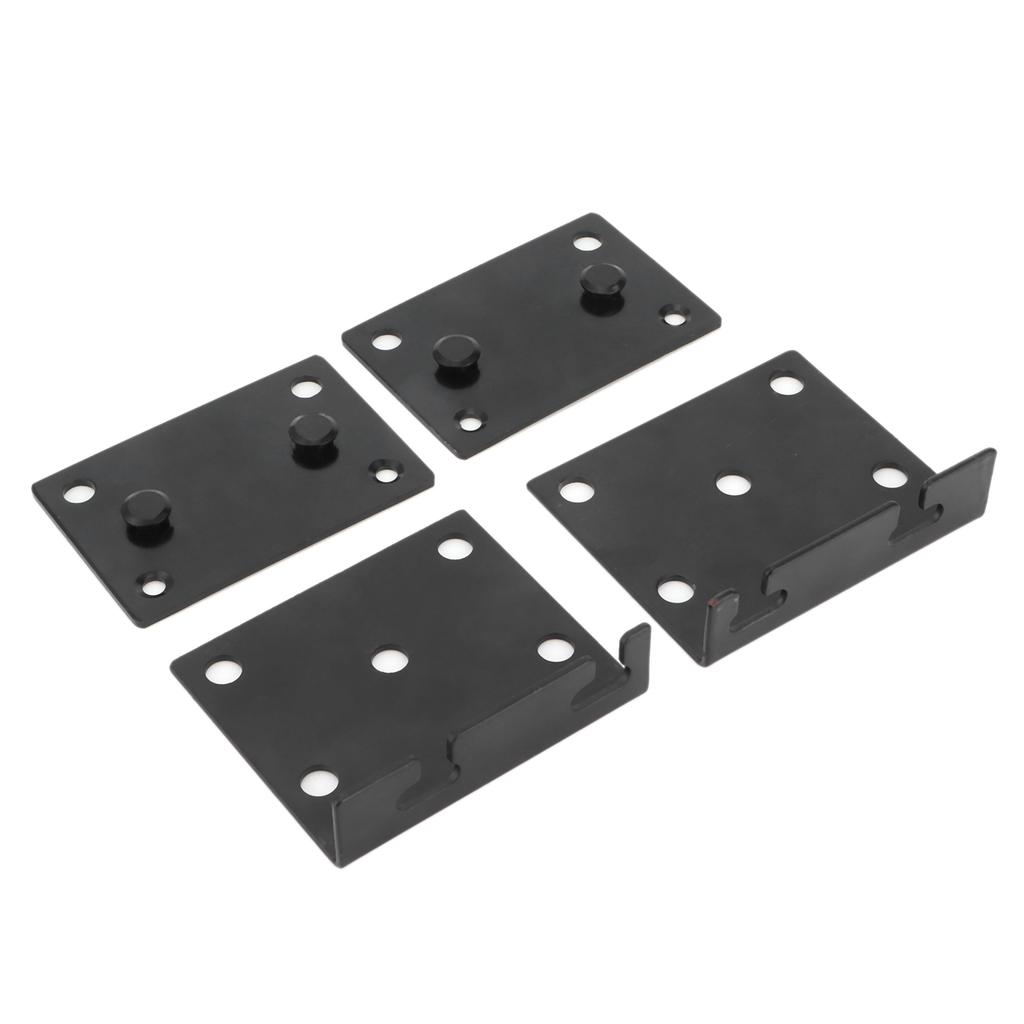 Bed Rail Hinge Bracket Iron Furniture Hardware Connector Fittings for Headboards FootBoard
