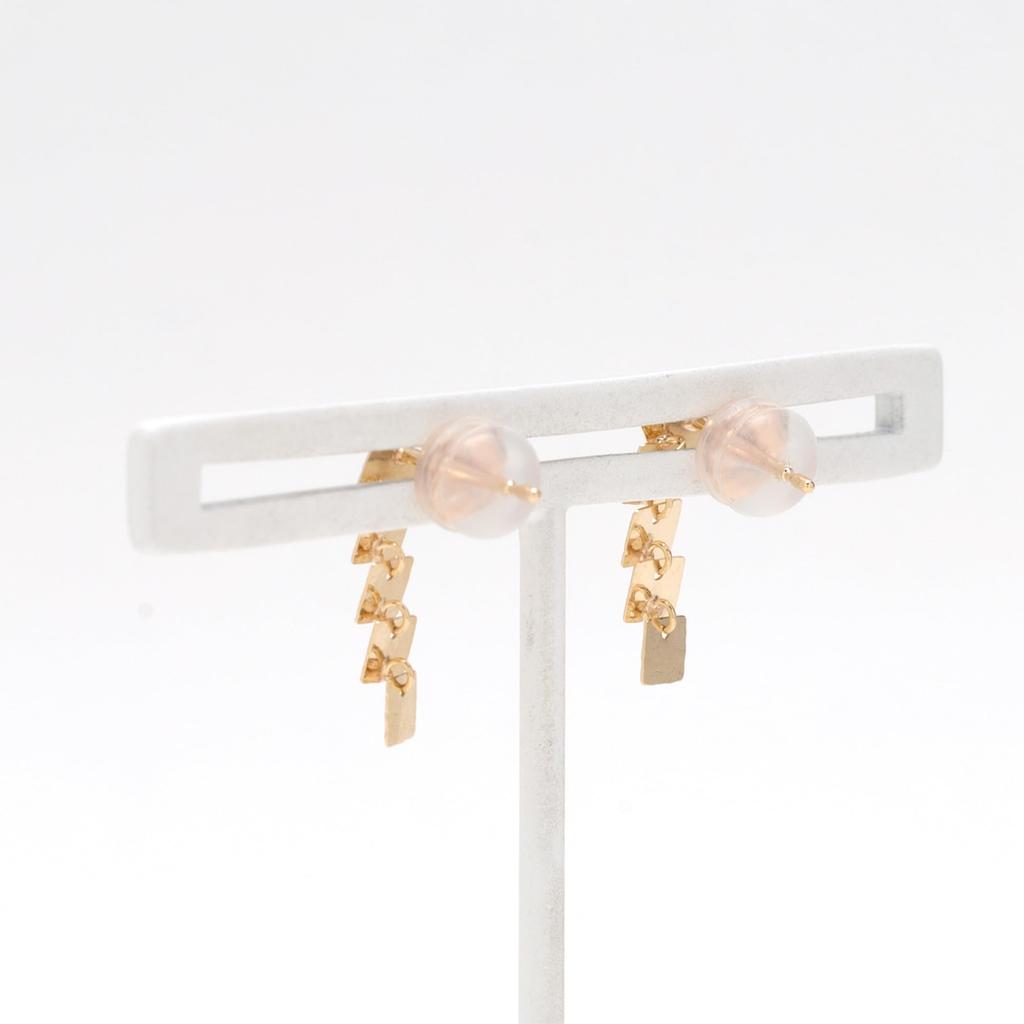 ESTELLE [Official] Women's Earrings, 10K Yellow Gold, 0202-3296-0019-0000