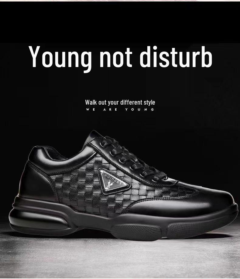 Men's Retro Leather Casual Low-Top Shoes - Autumn 2025 Fashion