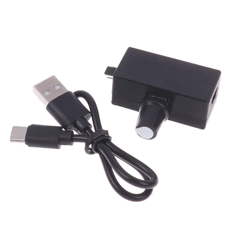 Diy Vannkjøling Kjøling Pwm Hastighetskontroller 4Pin Viftehastighetskontroller Type-C Usb-grensesnitt Strømforsyning