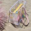 Sports Bag Swimming Fitness Bag Women Handbags PVC Transparent Bag Single Shoulder Bag Storage Bag