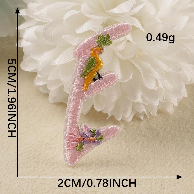 Embroidery Label Embroidery Sticker Clothes And Hats Accessories Original 26 Letters Shoes And Hats Bag Accessories Patch Self-Adhesive Sticker