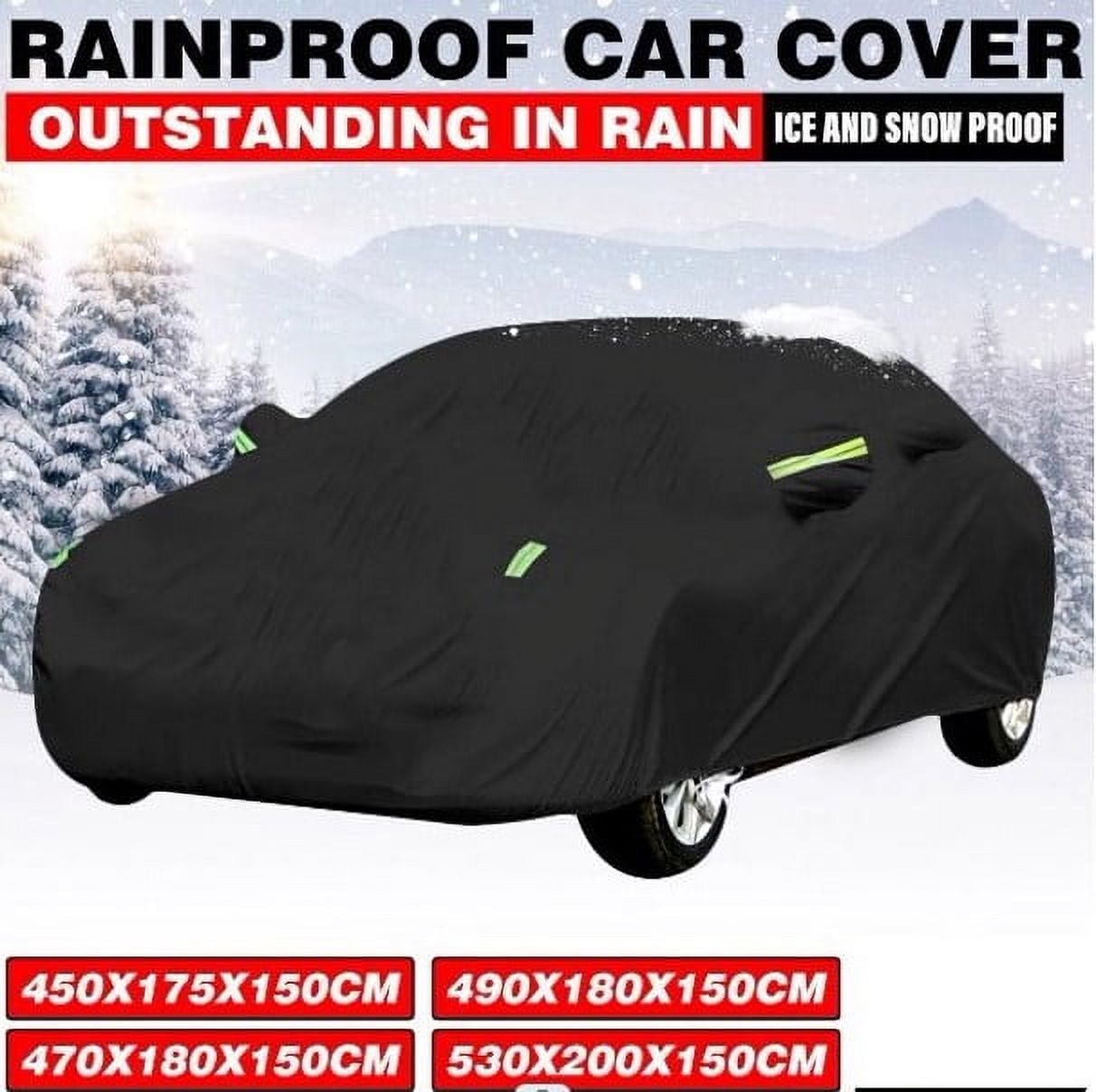 

Rain Barrier Weatherproof Car Cover - 150D Oxford, Sedans Up To 200 XL: 490x180x150cm / 193x71x59in чёрный