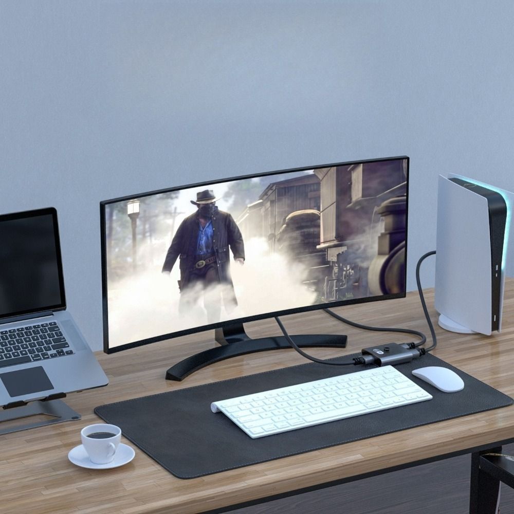 4K@120HZ HDMI Splitter High-definition Video Switcher Advanced HDMI Switch  Gaming Setup