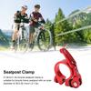     Quick Release Seatpost Clamp Aluminum Alloy 34.9MM Seat Clamp for   Bike Road Bike Casual Bike