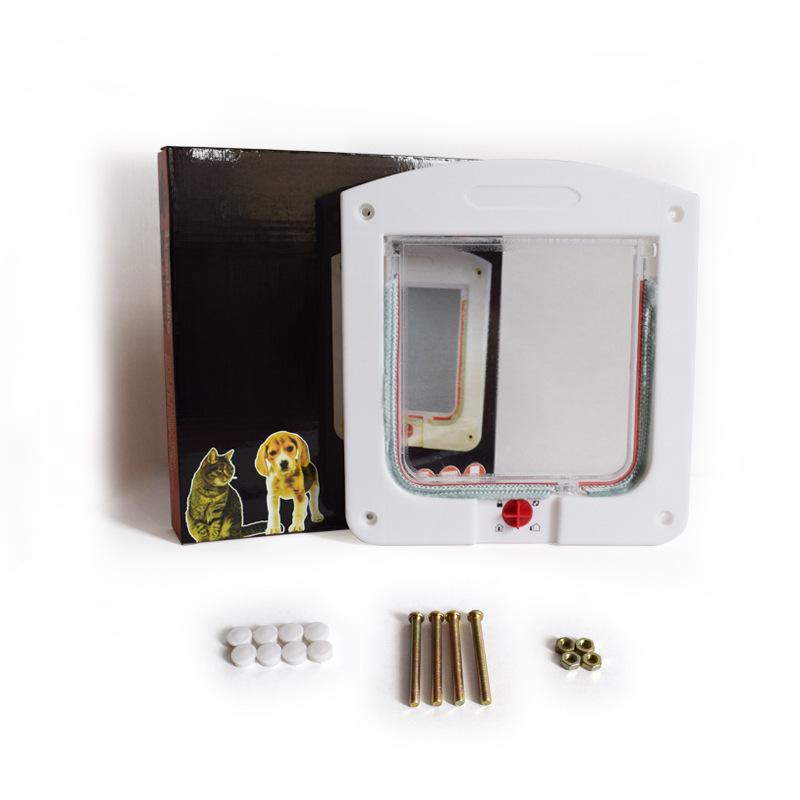 Dual-Purpose Pet Door for Cats & Dogs: Two-Way Entry & Exit Flap