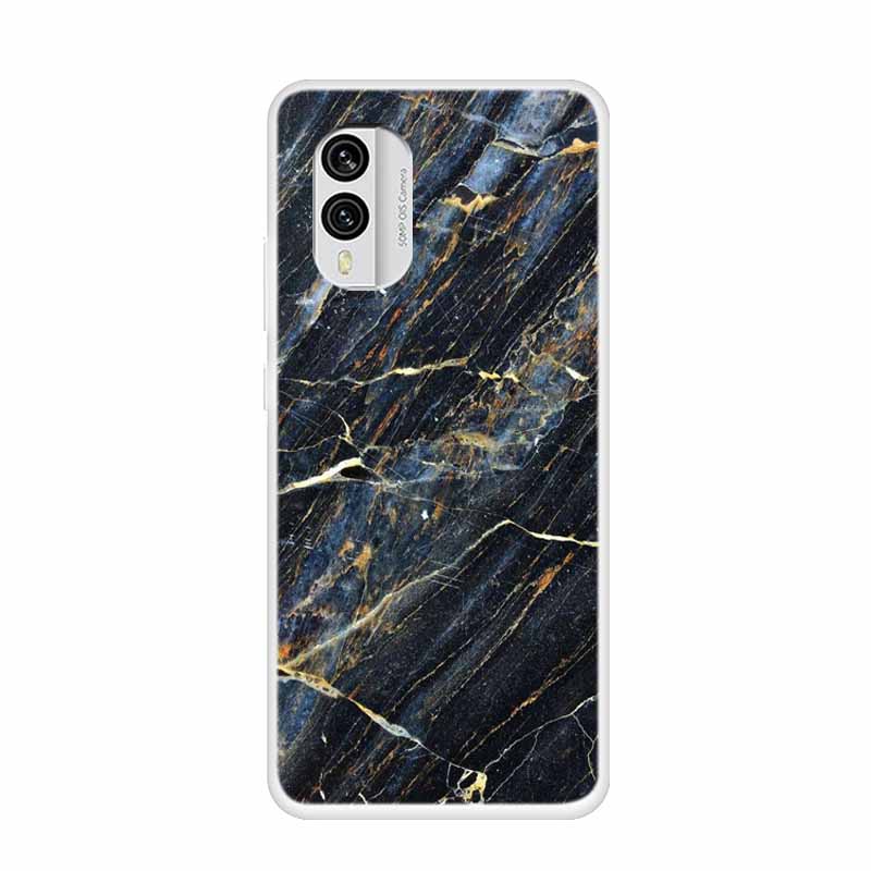 For Nokia X30 5G Case C31 C20 C10 Clear Marble TPU Soft Silicone Print Cover for NOKIA C31 X 30 Transparent Para On for NokiaX30