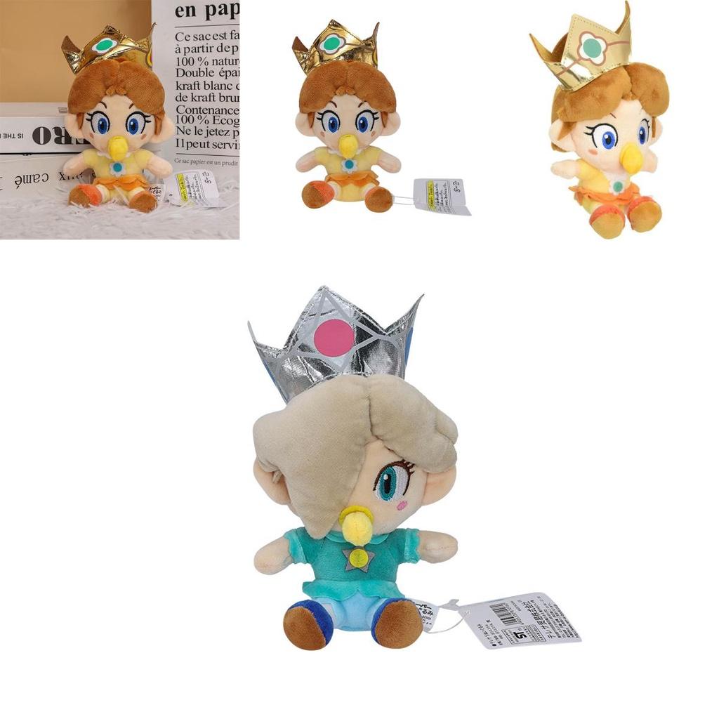 6-inch Small Mario Princess Baby Plush Doll Soft And Cuddly Toy For Kids And Collectors Cartoon Character Inspired