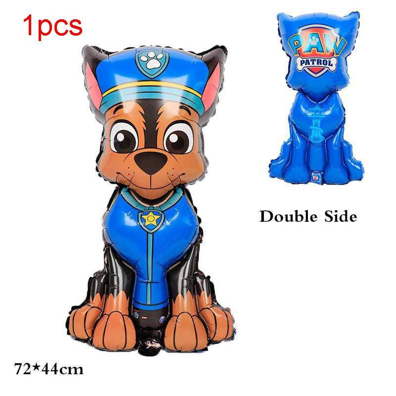 Lebhaftes Paw-Ballon-Set mit Marshall, Chase und Skye für unvergessliche Geburtstagsfeiern