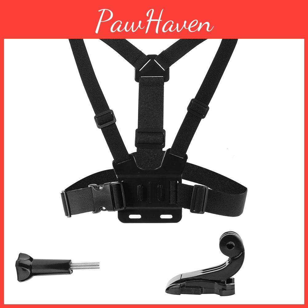 Strap Harness Shoulder Chest Adjustable Mount Adapter For Gopro Action Cameras