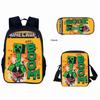 Student Schoolbag Cartoon Backpack Set 3D Digital Printing Backpack