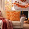 Zipper Closure Pillow Protectors Pumpkin Pattern Halloween Pillowcase  Sofa Decor
