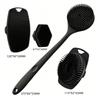 Set 1-4 Pezzi Spugna Corpo in Silicone Spazzola Esfoliante Morbida per Viso Massaggio Doccia Delicato e Pulizia della Pelle Accessori da Bagno