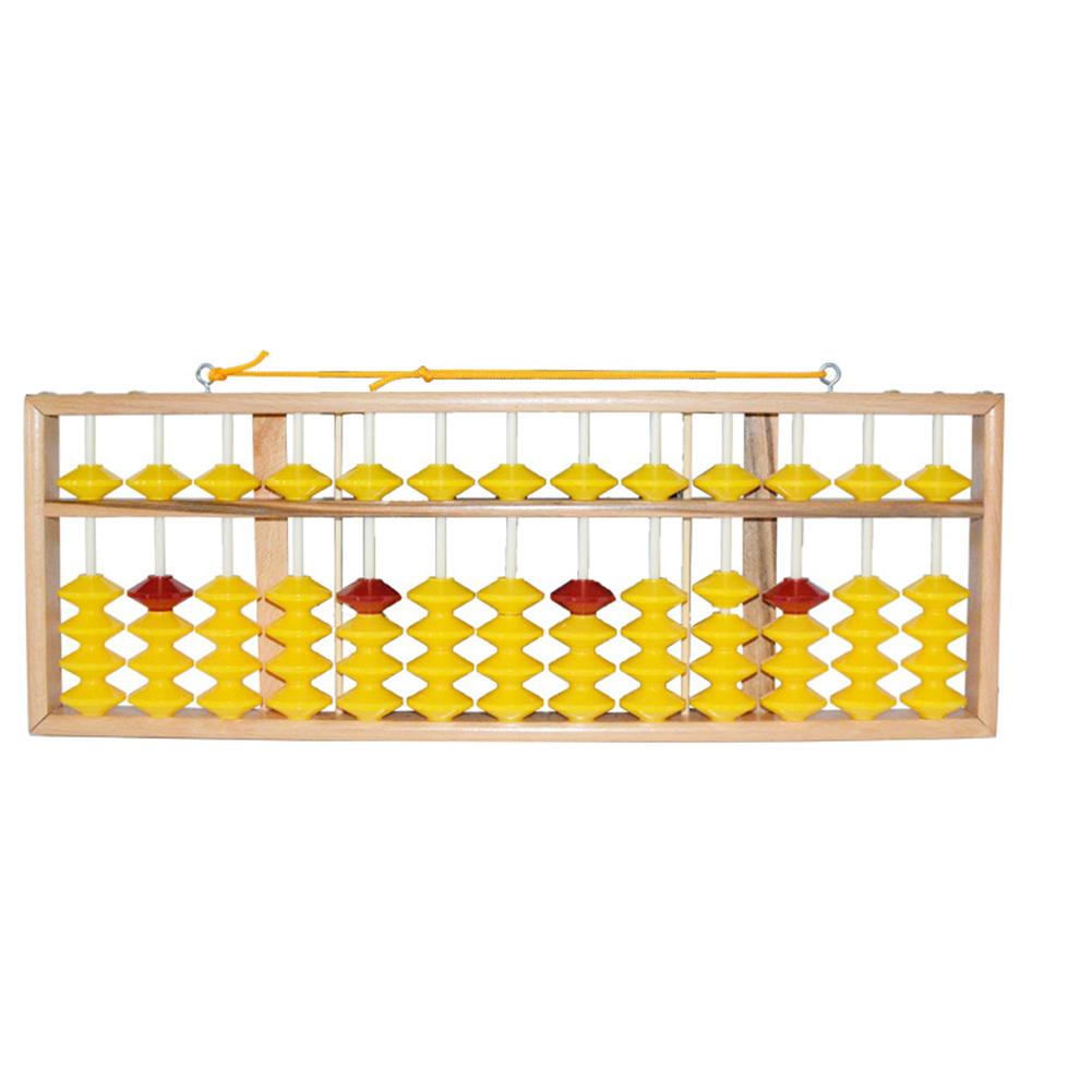 13 Column Wooden Abacus Children Math Arithmetic Counting Tool For Students Teacher Japanese abacus