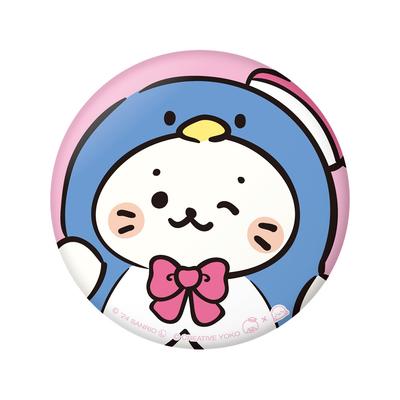 Sanrio Sirotan X Hapidanbui Puni Puni Can Badge Sirotan X tuXedo Sam