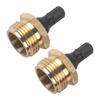 RVs Water Pipe Anti Freeze Blow Out Adapter Brass Plug for Preventing Freeze Pipes in Campers and Trailers During Winter