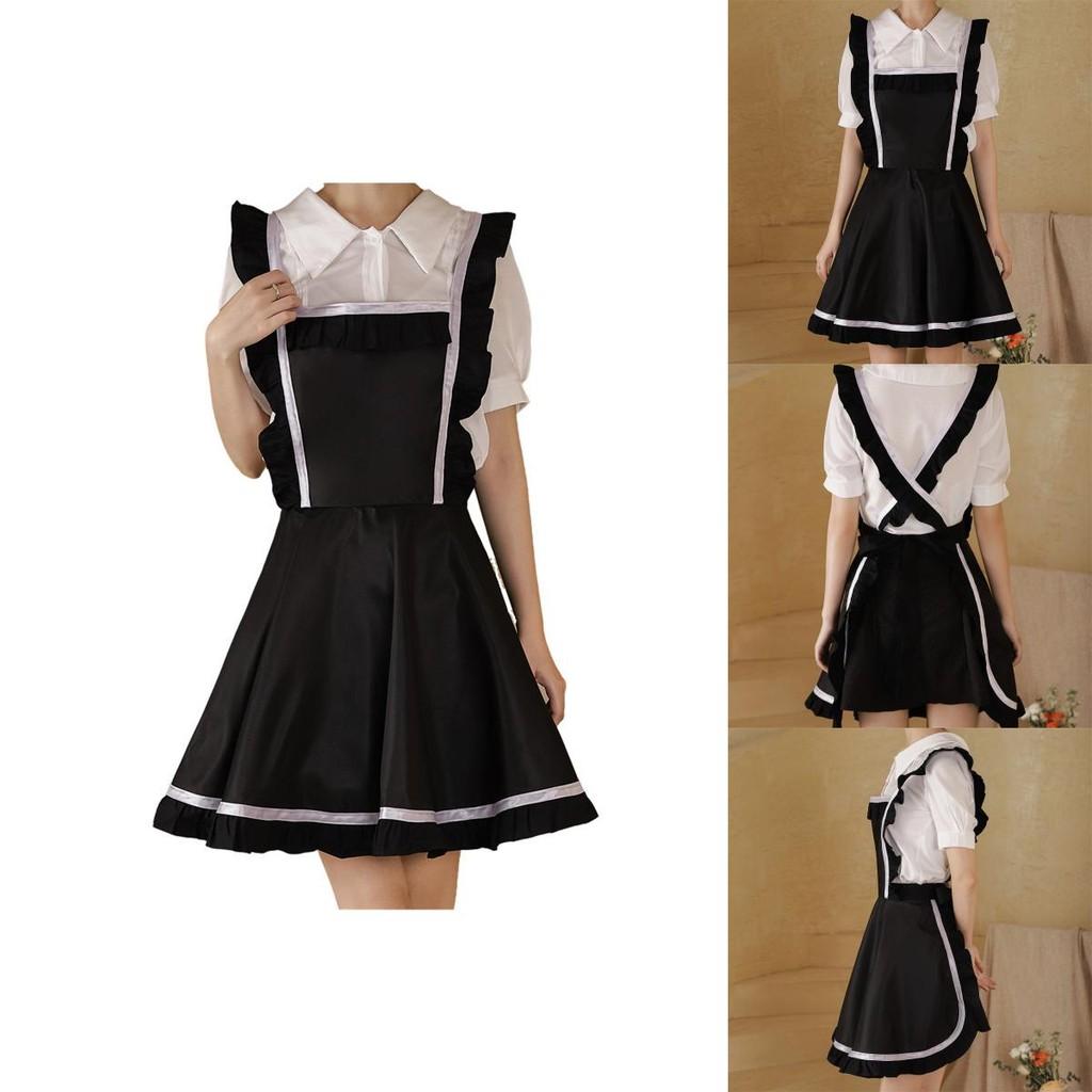 Style Princess Waterproof Apron Kitchen Tpu Oil Resistant Bib Simple Ruffles