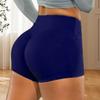 1 Stück Shorts Fitness Hüfte Elastisch Einfarbig Enganliegend Yoga Hohe Taille Lässig Chemiefasermischungen Fitnessstudio