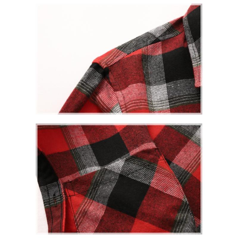 Summer Men's Fashion Plaid Shirt New Design Pocket Short Sleeve Shirts Mens Casual Business Office Work Dress Blouse 5XL 6XL 7XL