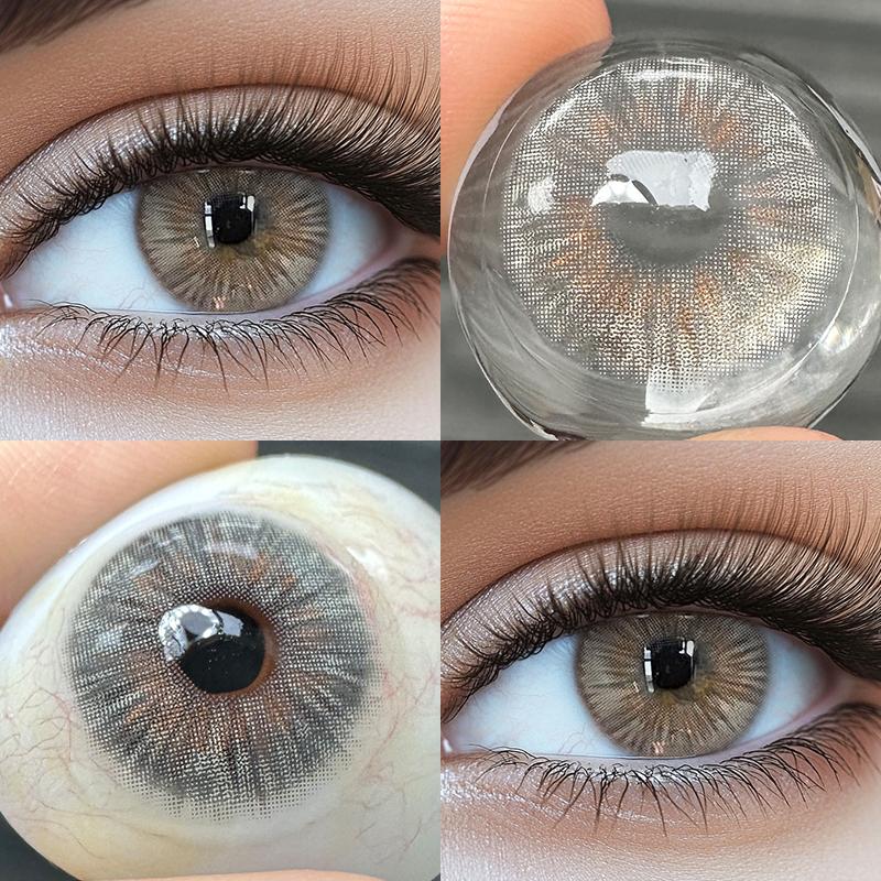 Freshlady Peruvian Grey And Giant Green And Urban Green And Collection 14.0mm Colored Contact Lenses 1 Year Disposable for Daily Wear