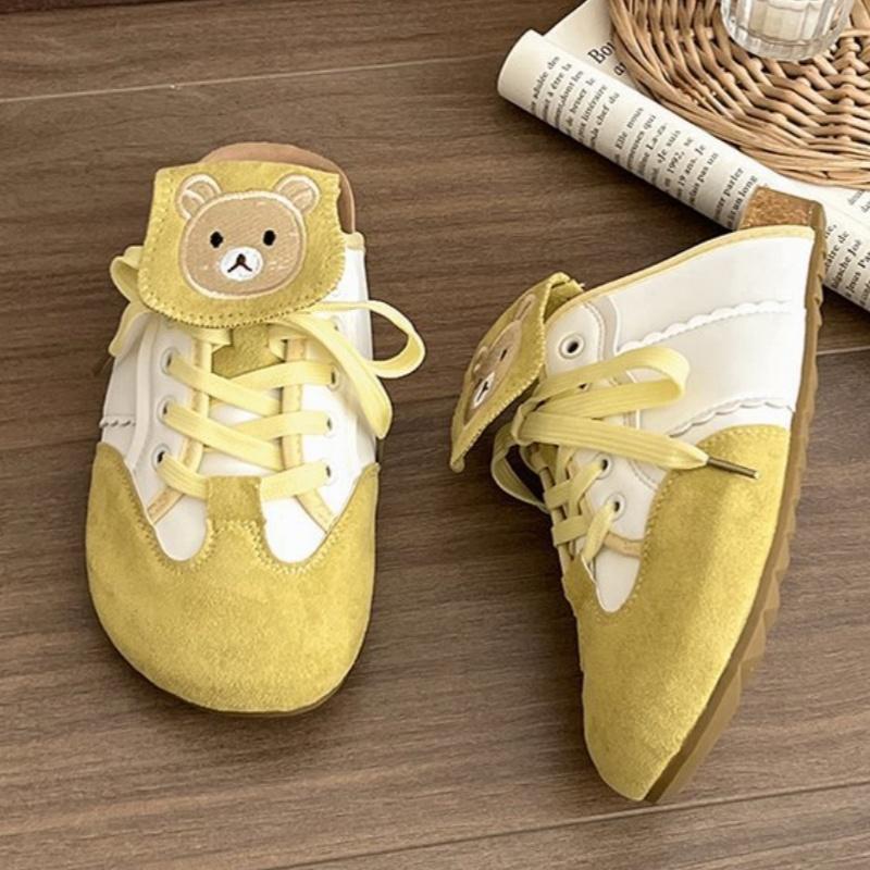 

New Fashion Style Women Slippers 2025 Summer Comfortable High-Quality Women s Shoes German Training Shoes Half Slippers 40 жёлтый