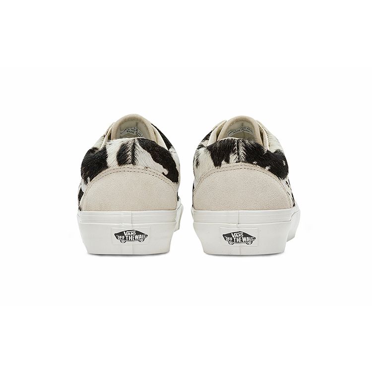 Vans Old Skool 36 36 Dx Low Top Skate Shoes Black And White Cow Print Unisex Sneaker VN0A4BW3DJR