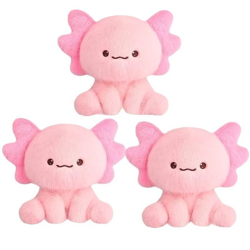 Cute Axolotl Plush Toy Kawaii Salamander Doll Cute Ornaments Stuffed Doll Super Soft Plushie Animal Toy Birth Gift Home Decor
