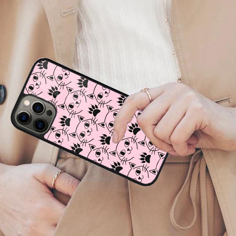 Cute Funny Cats Paws Pattern Magnetic Phone Case For APPLE iPhone 17 Air 16 14 13 12 Pro Max 15 Plus Wireless MagSafe Cover