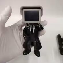 Figura Originale Skibidi Toilet Man Camera Man TV Man Speaker Man Modello Action Figures Decorazioni Bambola Giocattolo in PVC Divertente Regalo per Bambini