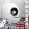 Lid Cats Toilet Splash-proof Automatic Closed Smart Wifi Pet Litter Tray Self Cleaning With Litter Scoop Electric Cat Litter Box