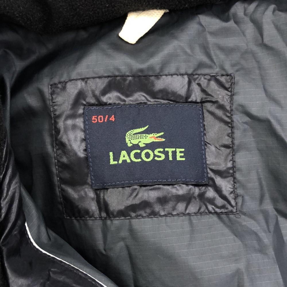 LACOSTE Down jacket 50/4 black Men's Used