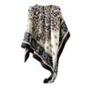 90cm Satin Scarf with Paisley Print - Classic Square Scarf/shawl for Women